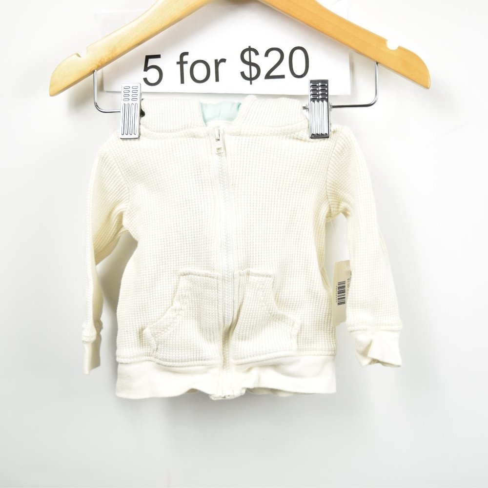 Winter white/cream waffle hoodie 3M